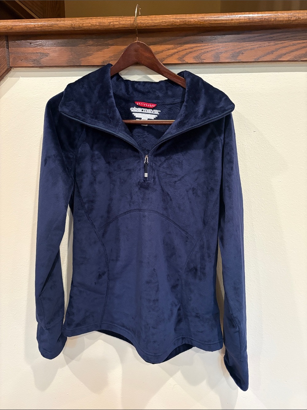 Obermeyer Women's Navy Half-Zip Fleece Pullover